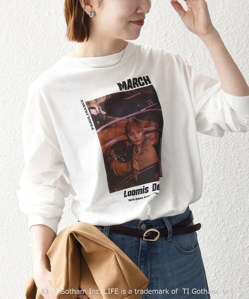 SHIPS / シップス Tシャツ | 《予約》GOOD ROCK SPEED:〈洗濯機可能〉LIFE PC フォト プリント シアー ロンTEE | 詳細4