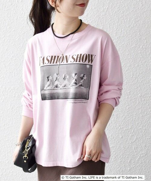 SHIPS / シップス Tシャツ | 《予約》GOOD ROCK SPEED:〈洗濯機可能〉LIFE PC フォト プリント シアー ロンTEE | 詳細15