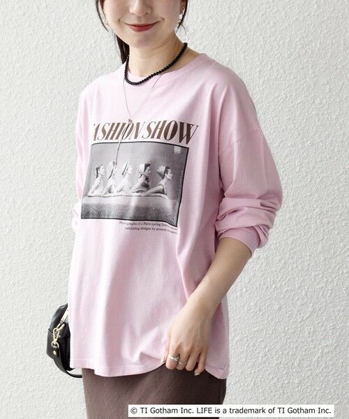 SHIPS / シップス Tシャツ | 《予約》GOOD ROCK SPEED:〈洗濯機可能〉LIFE PC フォト プリント シアー ロンTEE | 詳細19
