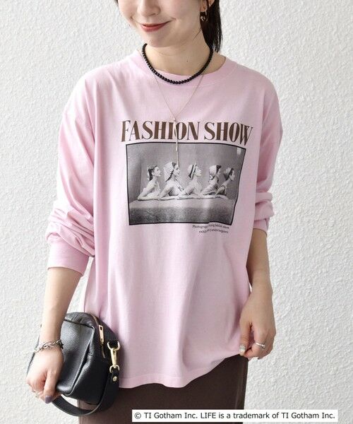 SHIPS / シップス Tシャツ | 《予約》GOOD ROCK SPEED:〈洗濯機可能〉LIFE PC フォト プリント シアー ロンTEE | 詳細20