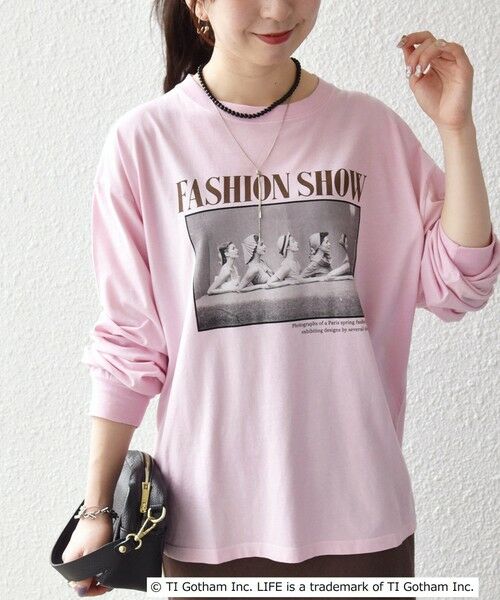 SHIPS / シップス Tシャツ | 《予約》GOOD ROCK SPEED:〈洗濯機可能〉LIFE PC フォト プリント シアー ロンTEE | 詳細21