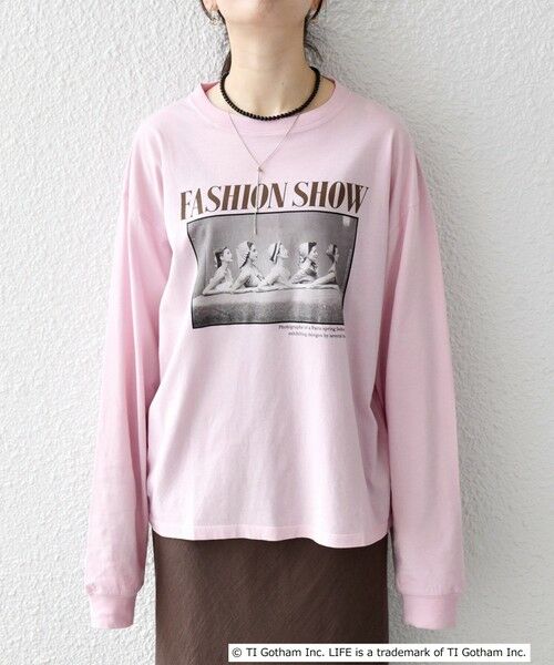 SHIPS / シップス Tシャツ | 《予約》GOOD ROCK SPEED:〈洗濯機可能〉LIFE PC フォト プリント シアー ロンTEE | 詳細28