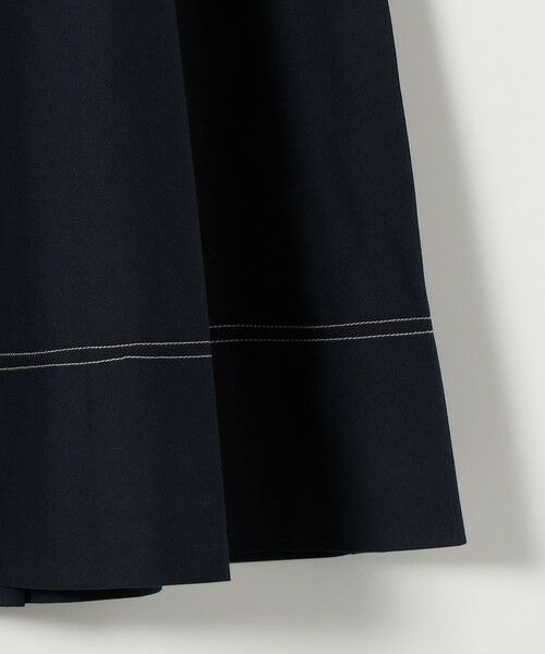 SHIPS / シップス ロング・マキシ丈スカート | 《予約》SHIPS any:〈洗濯機可能〉チノ ステッチ フレア プリーツ スカート | 詳細20