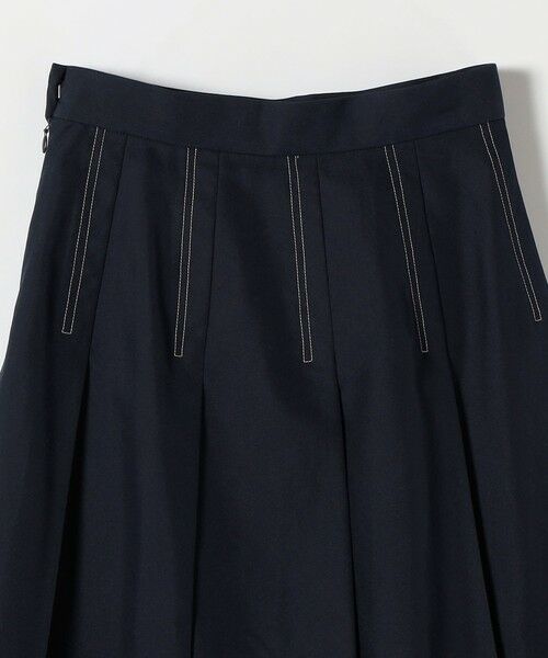 SHIPS / シップス ロング・マキシ丈スカート | 《予約》SHIPS any:〈洗濯機可能〉チノ ステッチ フレア プリーツ スカート | 詳細23