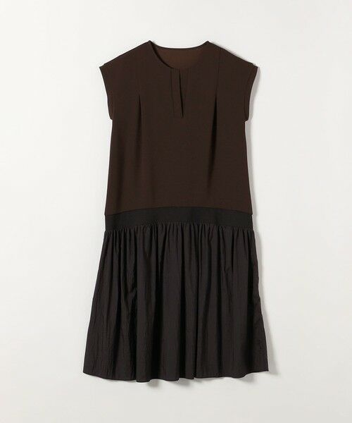 SHIPS / シップス ロング・マキシ丈ワンピース | 《予約》SHIPS any:〈手洗い可能〉カットジョーゼット ドッキング スキッパー ワンピース | 詳細15
