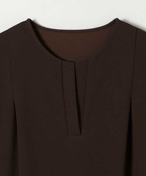 SHIPS / シップス ロング・マキシ丈ワンピース | 《予約》SHIPS any:〈手洗い可能〉カットジョーゼット ドッキング スキッパー ワンピース | 詳細16