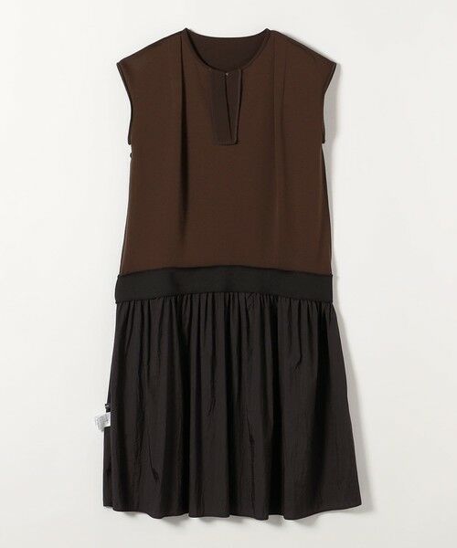 SHIPS / シップス ロング・マキシ丈ワンピース | 《予約》SHIPS any:〈手洗い可能〉カットジョーゼット ドッキング スキッパー ワンピース | 詳細20