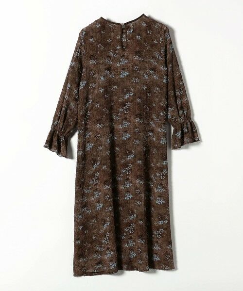 SHIPS / シップス ロング・マキシ丈ワンピース | 《予約》SHIPS any:〈洗濯機可能〉フラワー プリント シャーリング ロング ワンピース | 詳細26