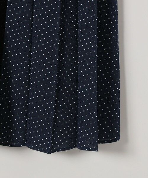 SHIPS / シップス ロング・マキシ丈ワンピース | 《予約》SHIPS any:〈手洗い可能〉ドット バンドカラー プリーツ ロング ワンピース | 詳細21