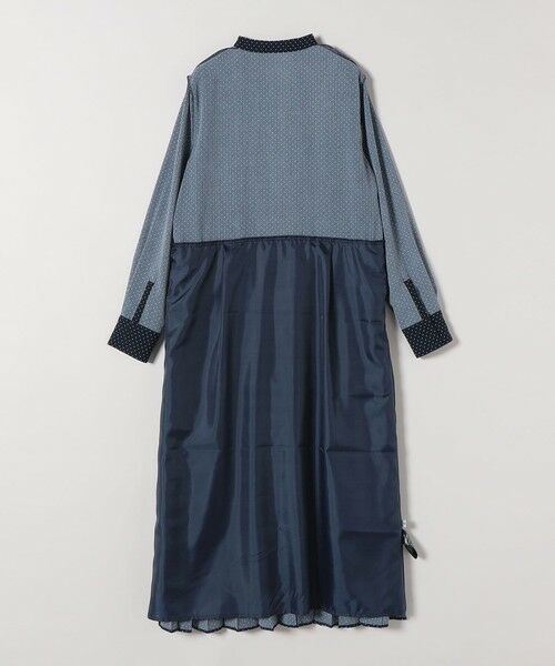 SHIPS / シップス ロング・マキシ丈ワンピース | 《予約》SHIPS any:〈手洗い可能〉ドット バンドカラー プリーツ ロング ワンピース | 詳細26
