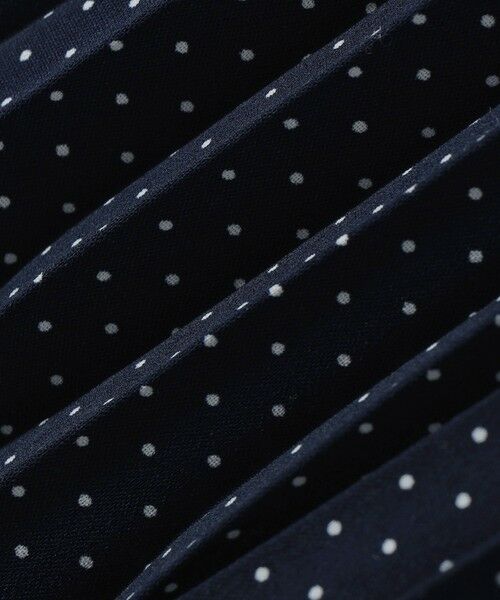 SHIPS / シップス ロング・マキシ丈ワンピース | 《予約》SHIPS any:〈手洗い可能〉ドット バンドカラー プリーツ ロング ワンピース | 詳細28