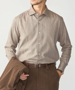 SHIPS / シップス シャツ・ブラウス | MADE IN JAPAN ワイドカラー ヘリンボーン ネル シャツ