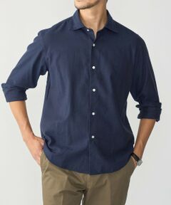 SHIPS / シップス シャツ・ブラウス | MADE IN JAPAN ワイドカラー ヘリンボーン ネル シャツ