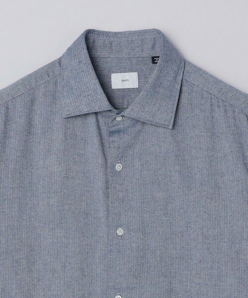 SHIPS / シップス シャツ・ブラウス | MADE IN JAPAN ワイドカラー ヘリンボーン ネル シャツ | 詳細20