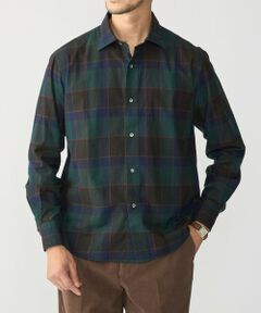 SHIPS / シップス シャツ・ブラウス | MADE IN JAPAN ワイドカラー チェック ネル シャツ