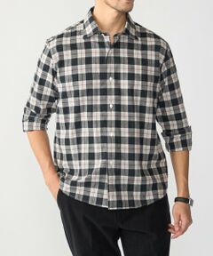 SHIPS / シップス シャツ・ブラウス | MADE IN JAPAN ワイドカラー チェック ネル シャツ