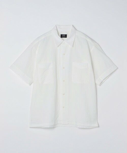 SHIPS / シップス シャツ・ブラウス | IKE BEHAR: USA DOBBY ST OVER SHIRT（ホワイト）