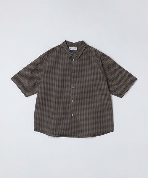 SHIPS / シップス シャツ・ブラウス | WEB限定｜オーバーサイズ チェック ショートスリーブ シャツ（ブラウン）