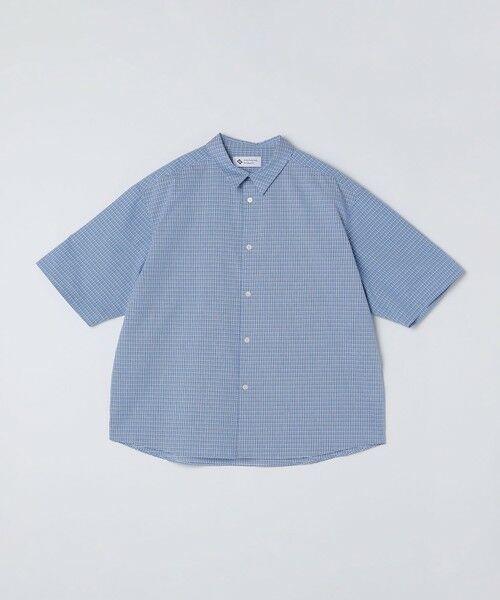 SHIPS / シップス シャツ・ブラウス | WEB限定｜オーバーサイズ チェック ショートスリーブ シャツ（ライトブルー）