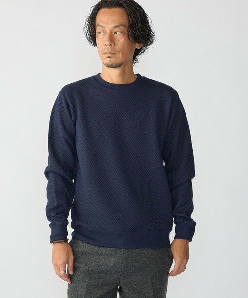 SHIPS / シップス カットソー(半袖以外) | SHIPS: 膨れ ジャカード ロングスリーブ Tシャツ 26AW | 詳細18