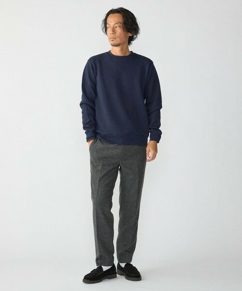 SHIPS / シップス カットソー(半袖以外) | SHIPS: 膨れ ジャカード ロングスリーブ Tシャツ 26AW | 詳細17