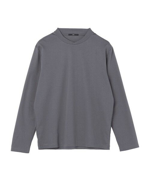 SHIPS / シップス カットソー(半袖以外) | 【WEB限定】SHIPS:〈手洗い可能〉100/2 クロスネック ビズ ロングスリーブ Tシャツ | 詳細3