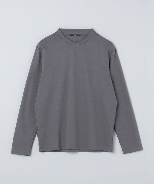 SHIPS / シップス カットソー(半袖以外) | 【WEB限定】SHIPS:〈手洗い可能〉100/2 クロスネック ビズ ロングスリーブ Tシャツ | 詳細4