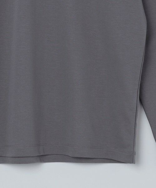 SHIPS / シップス カットソー(半袖以外) | 【WEB限定】SHIPS:〈手洗い可能〉100/2 クロスネック ビズ ロングスリーブ Tシャツ | 詳細6