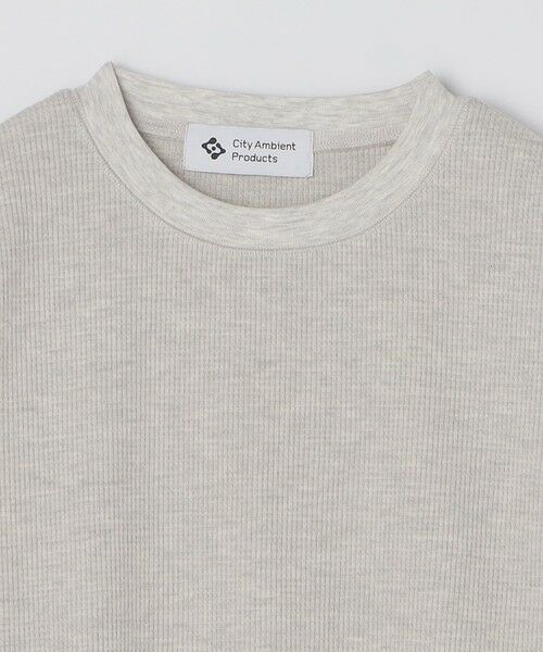 SHIPS / シップス カットソー（半袖以外） | City Ambient Products: ブラッシュド ワッフル ロングスリーブ | 詳細1