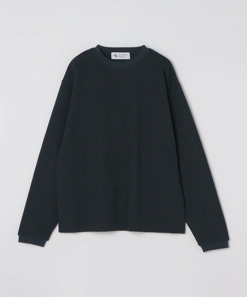 SHIPS / シップス カットソー（半袖以外） | City Ambient Products: ブラッシュド ワッフル ロングスリーブ（ネイビー）