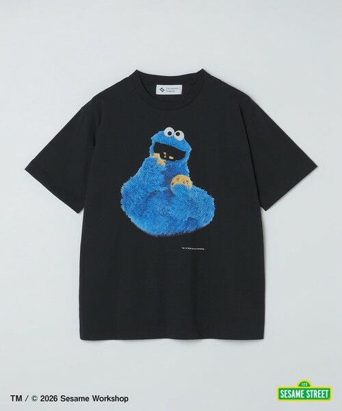 SHIPS / シップス Tシャツ | 【City Ambient Products別注】: SESAME STREET Tシャツ（ブラック）