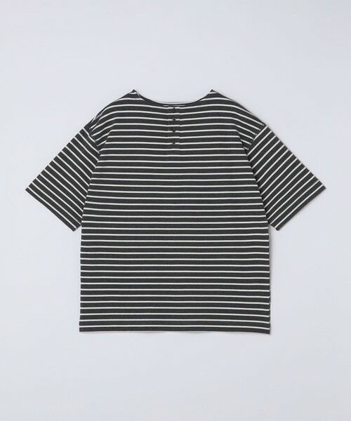SHIPS / シップス Tシャツ | WEB限定｜ボート ヘンリーネック ショートスリーブ Tシャツ（グレー）