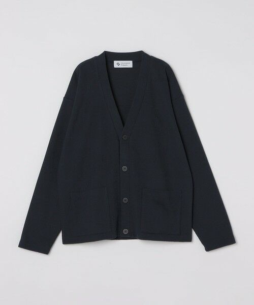 SHIPS / シップス カーディガン・ボレロ | City Ambient Products: ブラッシュド ワッフル Vカーディガン（ネイビー）