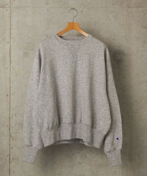 SHIPS / シップス スウェット | 【SHIPS別注】Champion: L.W.D クルーネック スウェット(グレー)