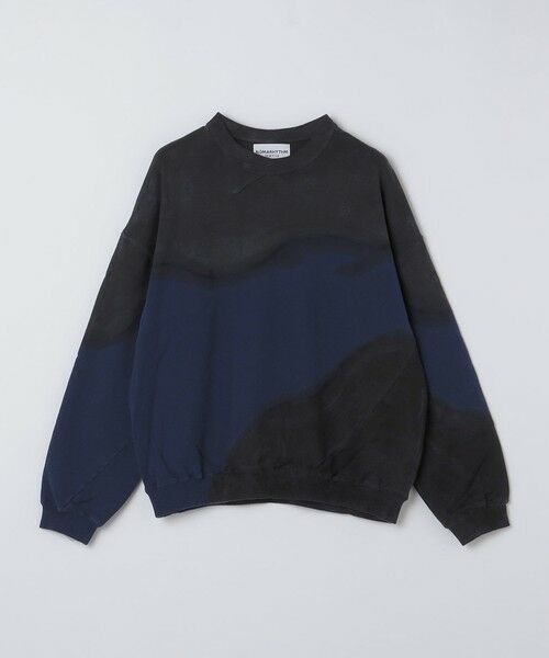 SHIPS / シップス スウェット | NOMARHYTHM TEXTILE: Hand Dye Twist Sweat（ネイビー）
