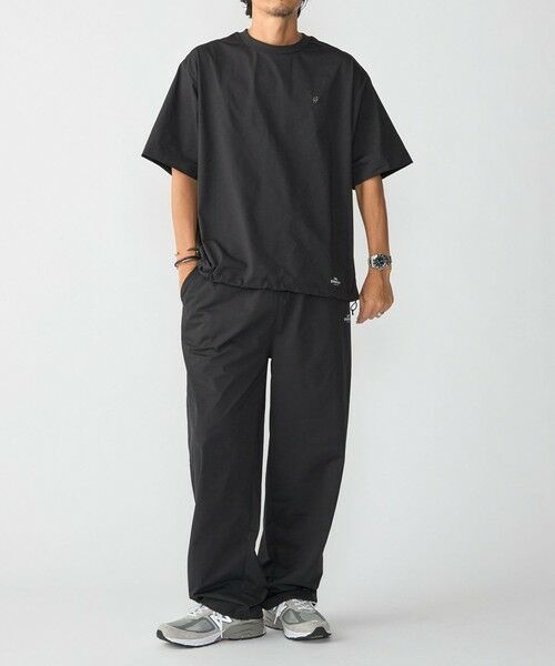 SHIPS / シップス その他トップス | 【WEB限定】〈接触冷感・吸水速乾等〉STORATECH(TM) スピンドルTシャツ+イージーパンツ セットアップ(ブラック)
