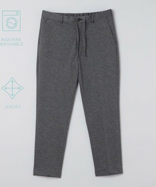 SHIPS / シップス スラックス・ドレスパンツ | SHIPS:〈洗濯機可能/防しわ〉アクティブ ジャージー イージー スラックス(セットアップ対応)（チャコールグレー）