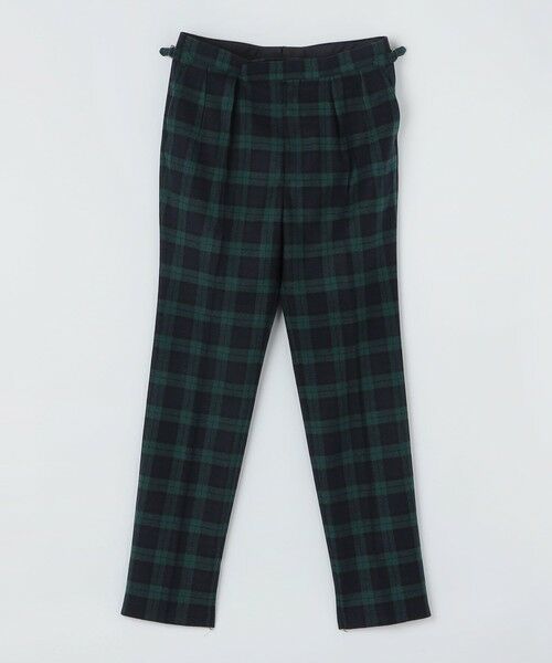 SHIPS / シップス スラックス・ドレスパンツ | Fumiya Hirano: REGENT ウール タータン チェック トラウザーズ（オリーブ）