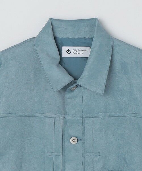 SHIPS / シップス Gジャン・デニムジャケット | City Ambient Products: フェイクスエード(ポリエステル) G-JACKET | 詳細3
