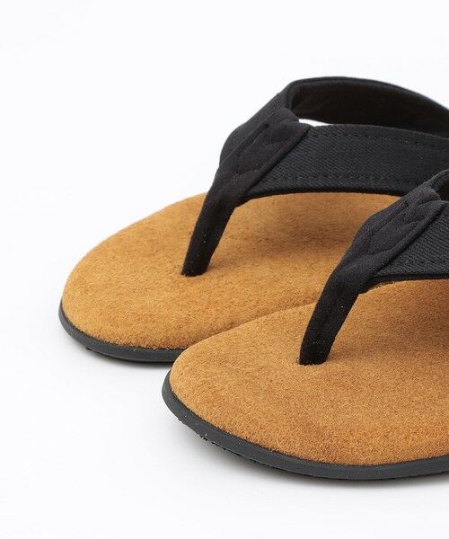 SHIPS / シップス サンダル | ISLAND SLIPPER x GROWN&SEWN: TONG W/OAK BLACK D | 詳細2