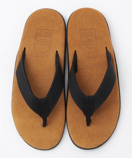 SHIPS / シップス サンダル | ISLAND SLIPPER x GROWN&SEWN: TONG W/OAK BLACK D | 詳細4