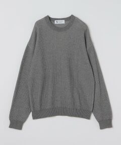 SHIPS / シップス ニット・セーター | City Ambient Products: 2トーン ワッフル クルーネック ニット