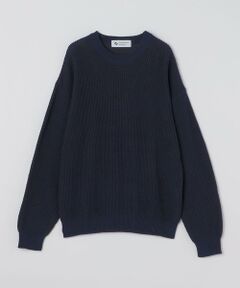 SHIPS / シップス ニット・セーター | City Ambient Products: 2トーン ワッフル クルーネック ニット