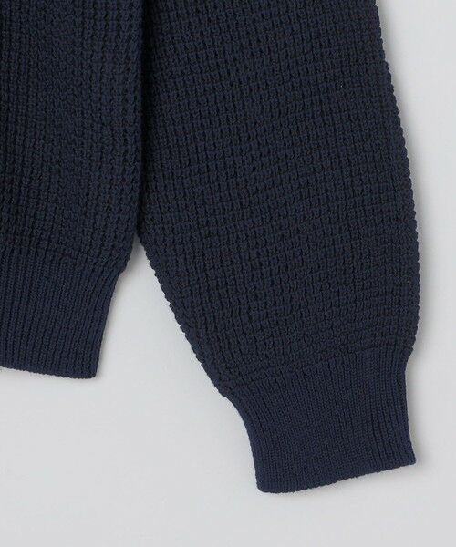 SHIPS / シップス ニット・セーター | City Ambient Products: 2トーン ワッフル クルーネック ニット | 詳細4