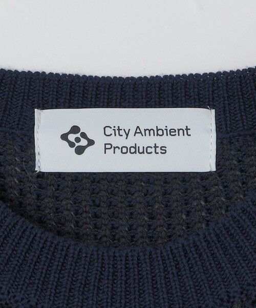 SHIPS / シップス ニット・セーター | City Ambient Products: 2トーン ワッフル クルーネック ニット | 詳細5