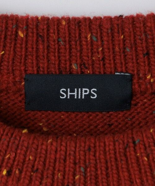SHIPS / シップス ニット・セーター | SHIPS:〈手洗い可能〉カラー ネップ ニット ロングスリーブ | 詳細10