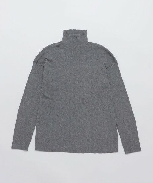 SHIPS / シップス ニット・セーター | City Ambient Products: ハイゲージ カシミヤ ミックス リブ タートルネック ニット(グレー)
