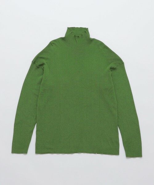 SHIPS / シップス ニット・セーター | City Ambient Products: ハイゲージ カシミヤ ミックス リブ タートルネック ニット(ケリー)