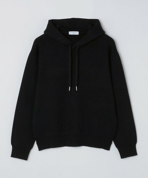 SHIPS / シップス パーカー | SHIPS:〈洗濯機可能〉ソリッド コットンカシミヤ パーカー（ブラック）