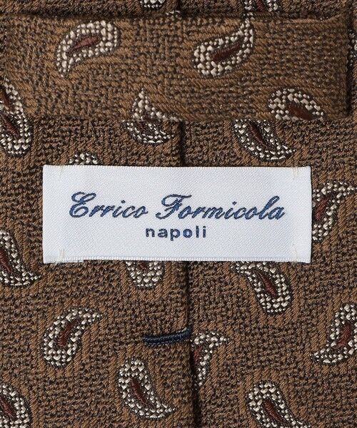 SHIPS / シップス ネクタイ | Errico Formicola : シルク/ウール ジャカード ペイズリーモチーフ ネクタイ | 詳細2